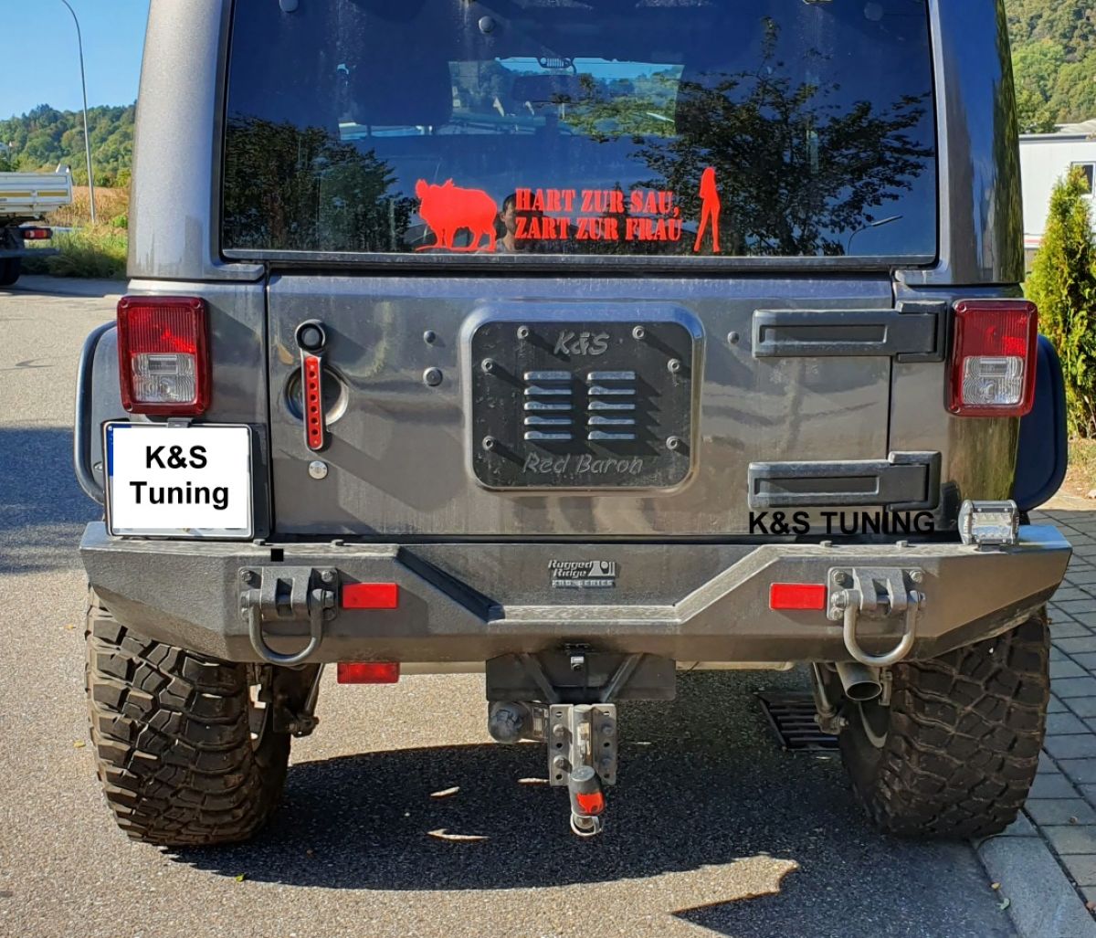 Hansen Styling Parts Heckstoßstange für Jeep Wrangler TJ