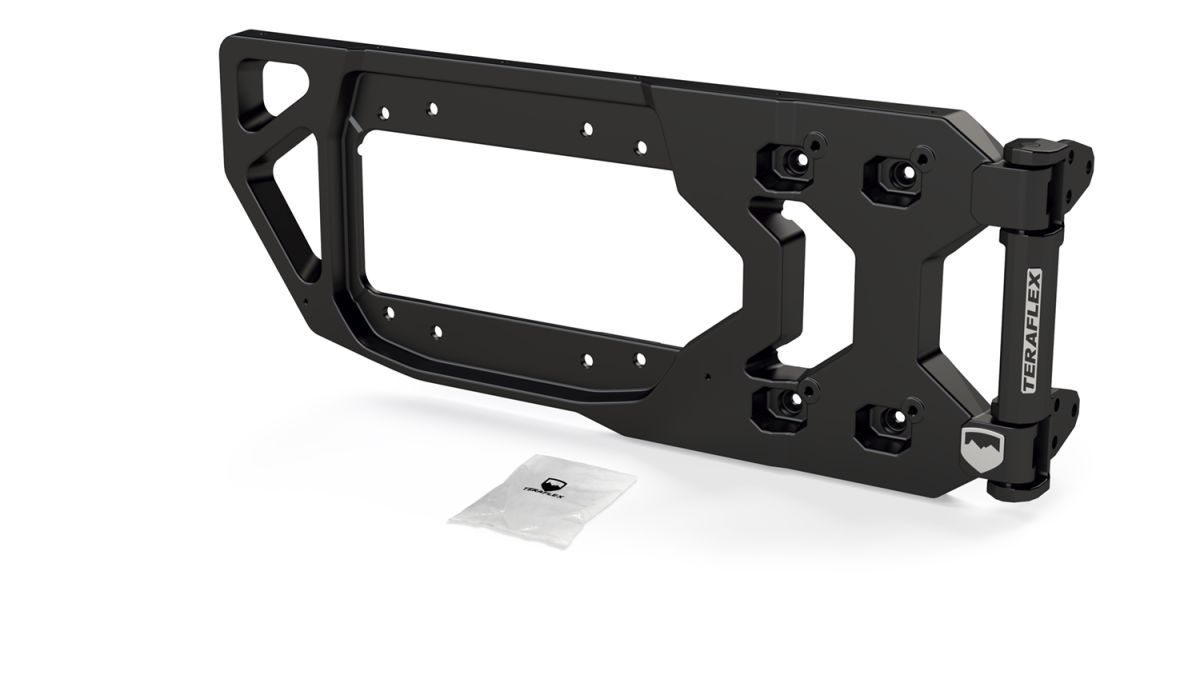 Hecktürscharnier Alpha Heavy Duty Jeep Wrangler JL 18- Teraflex 4838900  Alpha HD Hinged Spare Tire Carrier Kit