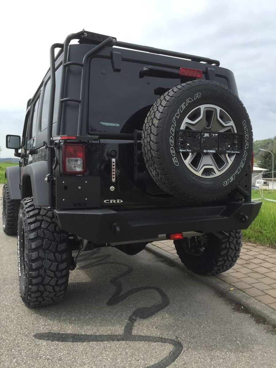 Kennzeichenhalter Jeep Wrangler JL NSR mit LED Beleuchtung 280 x