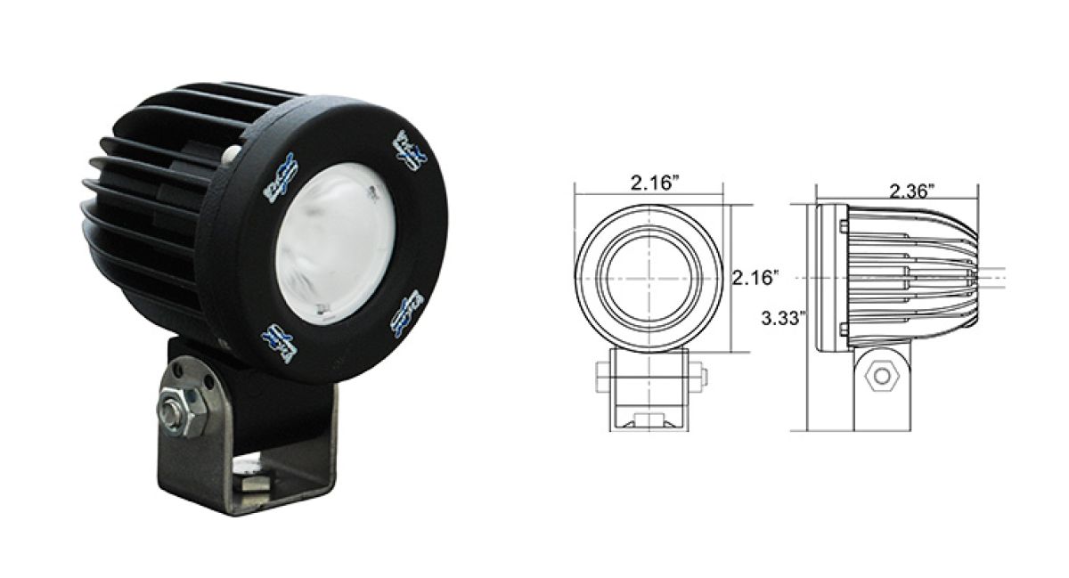 Vision-X LED Fernscheinwerfer mit E-Prüfzeichen