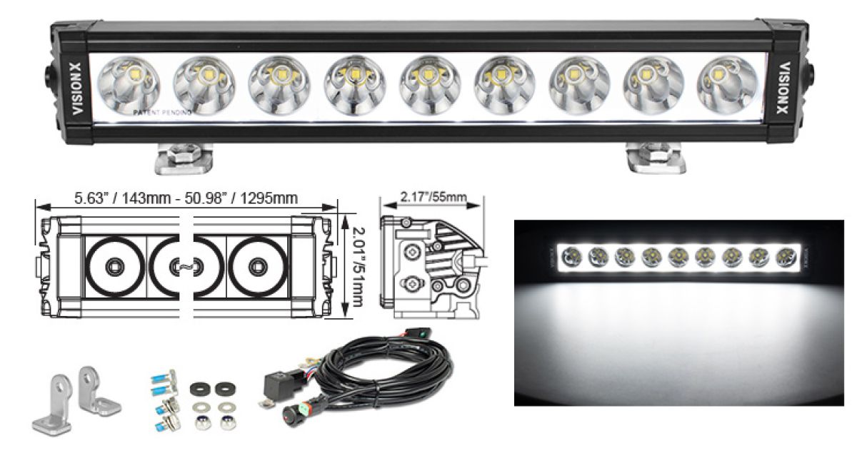 Vision-X LED Fernscheinwerfer mit E-Prüfzeichen