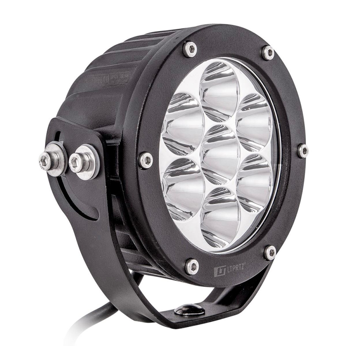 LED Scheinwerfer Light-Parts rund 35W Fernscheinwerfer LTPZ-DL003-S mit  E-Prüfzeichen LTPRTZ Lightparts Arbeitsscheinwerfer LED