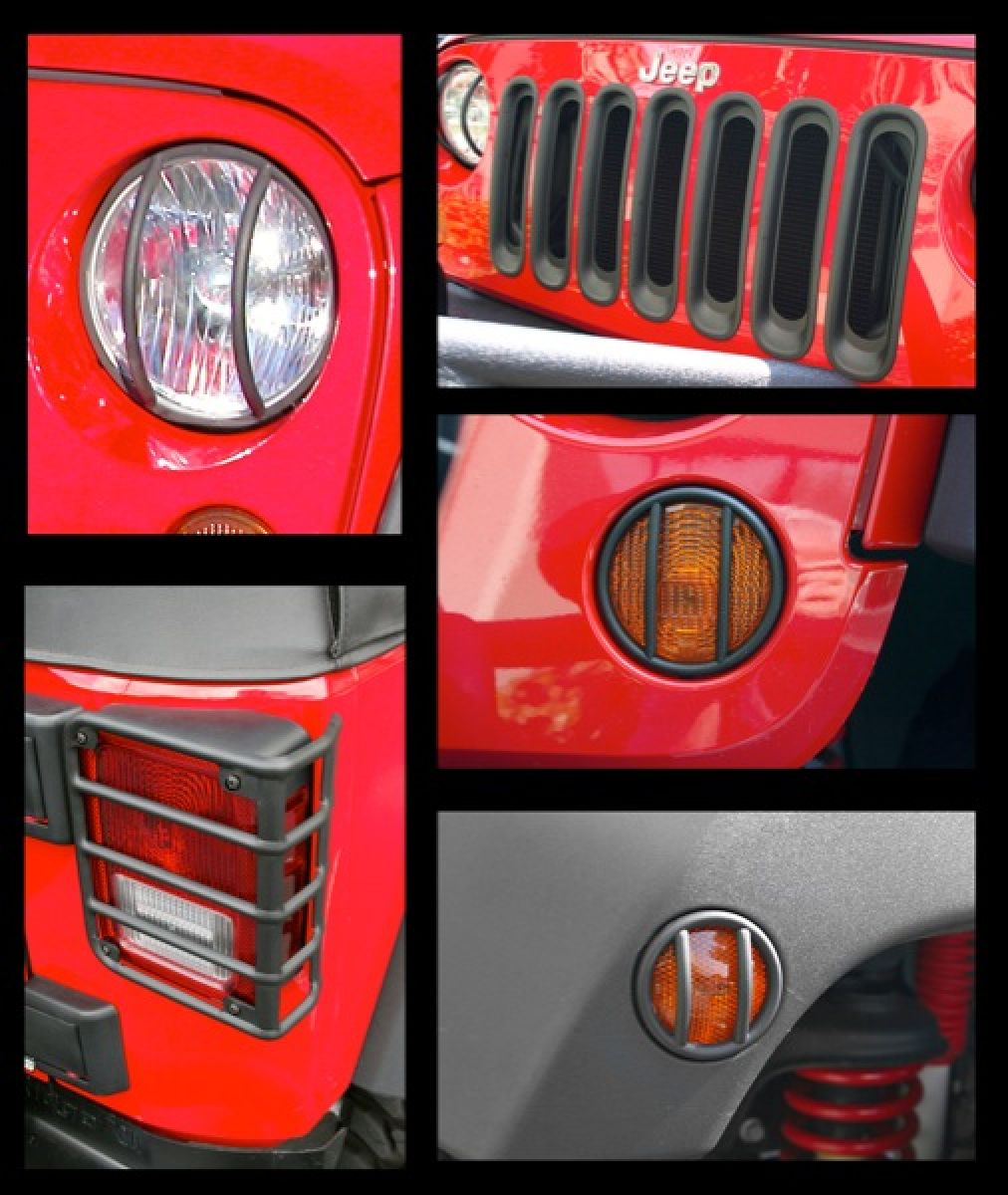 Jeep Wrangler JK Lampenschutzgitter