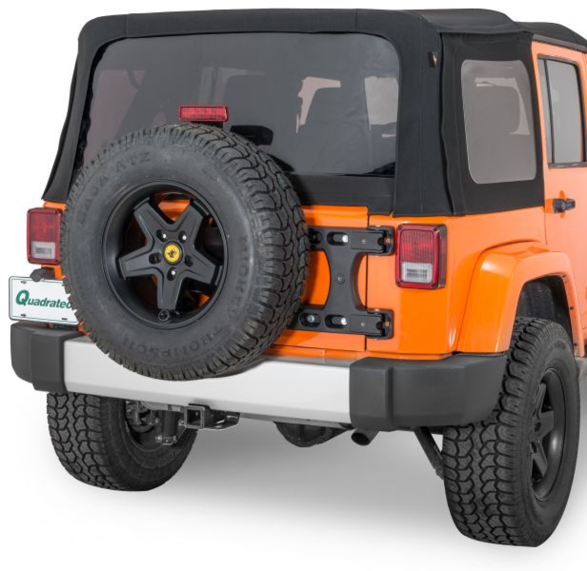 Jeep Fahrwerk - Jeep zubehör - Jeep JK - Halterung für CB-Funk Antenne an  Tube Stoßstange