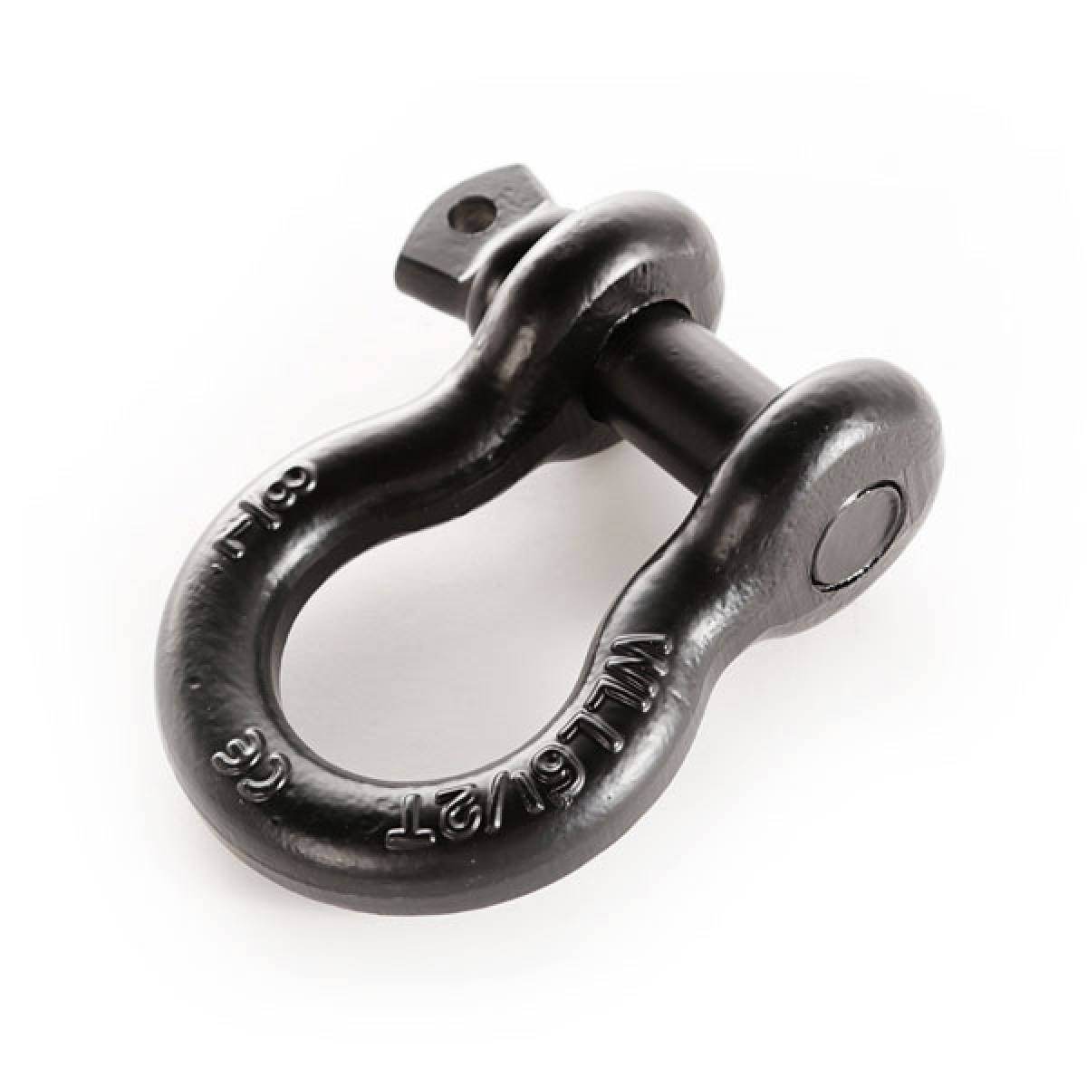 Schäkel Ø 22mm Stahl schwarz für Heckstoßstangen und Frontstoßstangen  Rugged Ridge 11235.19 D-Ring, 7/8-Inch, 13500 Pound, Black