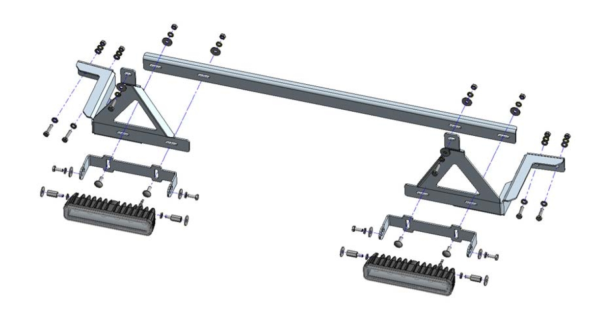 OSRAM LED SCHEINWERFER VX500-CB 12/24V, 4100 LM — Crafter-Gen2