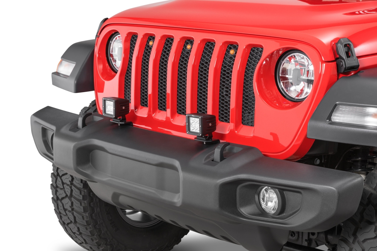 Sitzbezug Neopren schwarz / rot vorne Jeep Wrangler JK BJ 07 - 10