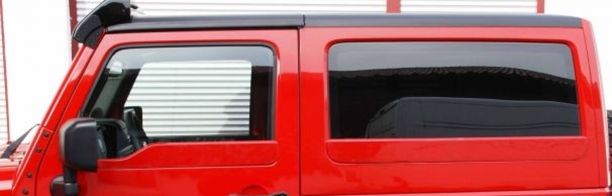 Seitenfenster Abdeckungen EVOLUTION Jeep Wrangler JK 07-17 2-Türer