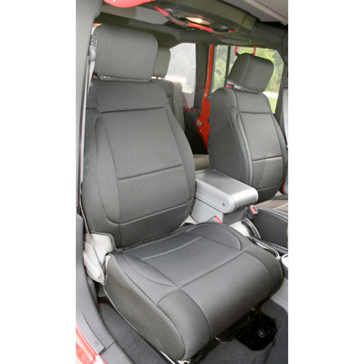 Rücksitzbankbezug Sitzbezüge Sitzbezug hinten schwarz Neopren Jeep