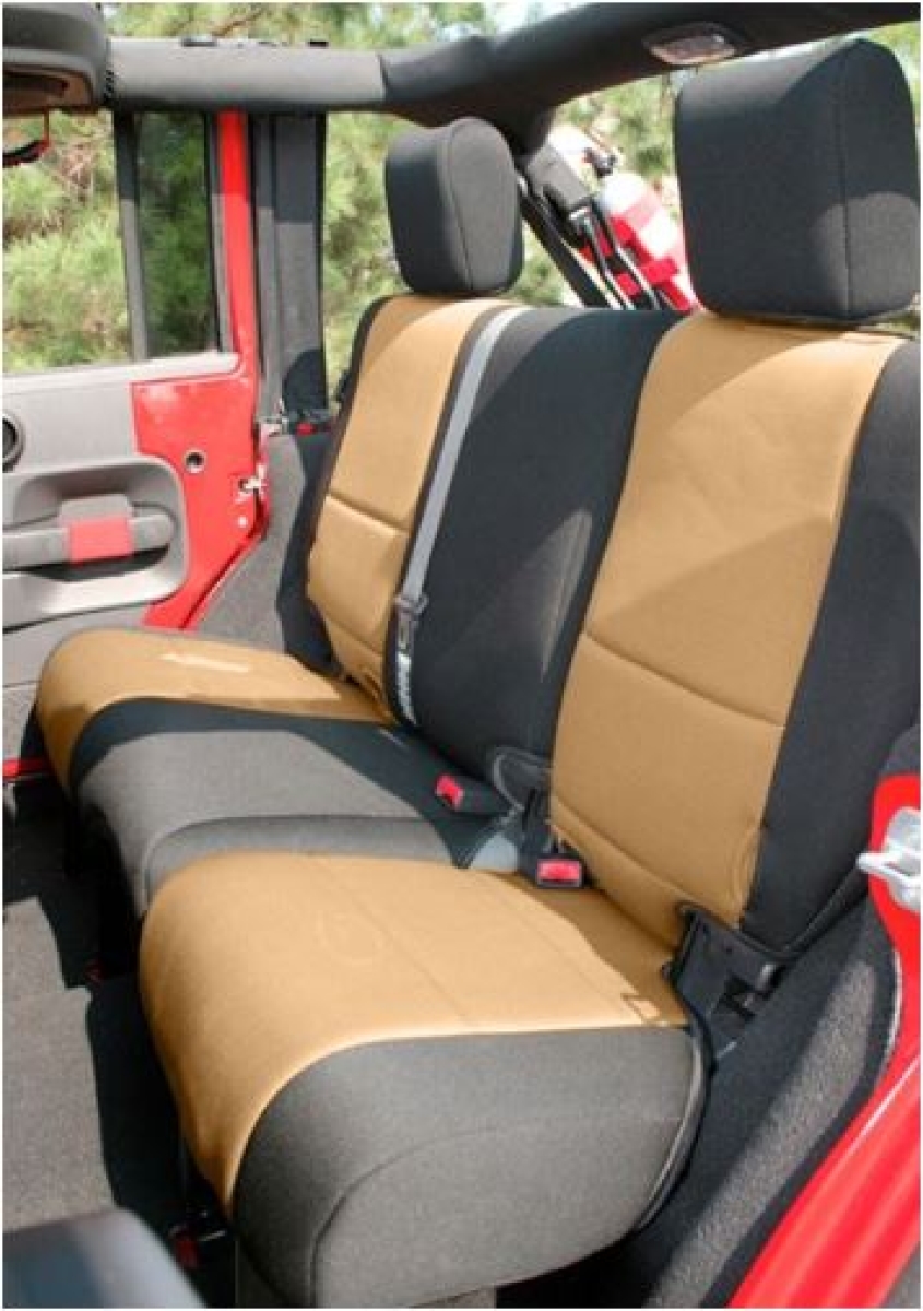 Sitzbezug Neopren schwarz vorne Jeep Wrangler JK 07-10 Rugged Ridge  13214.01 Neoprene Front Seat Covers