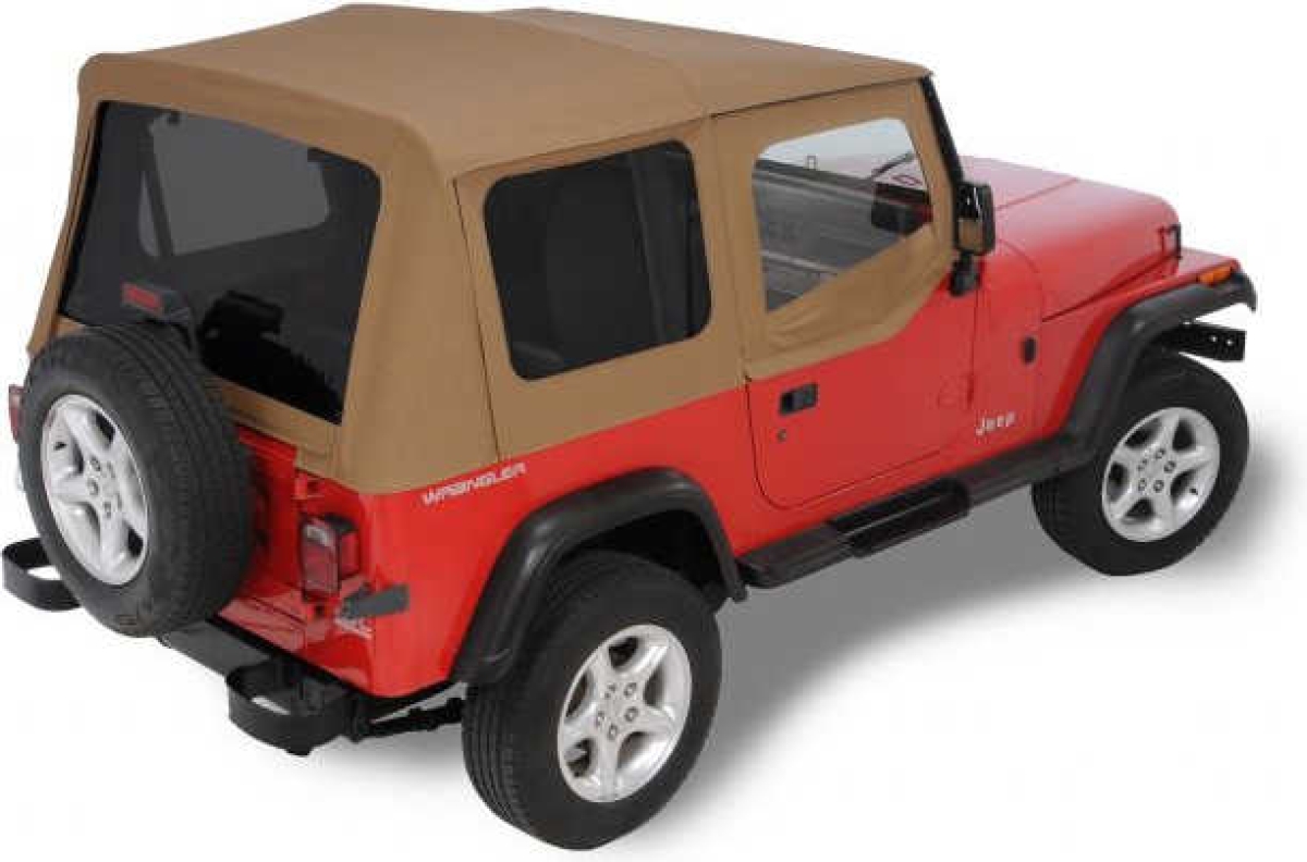 Jeep YJ Wrangler Door Skins (Pair) For 88-95 – Spice Denim Vinyl, Sierra Auto Seats & Tops