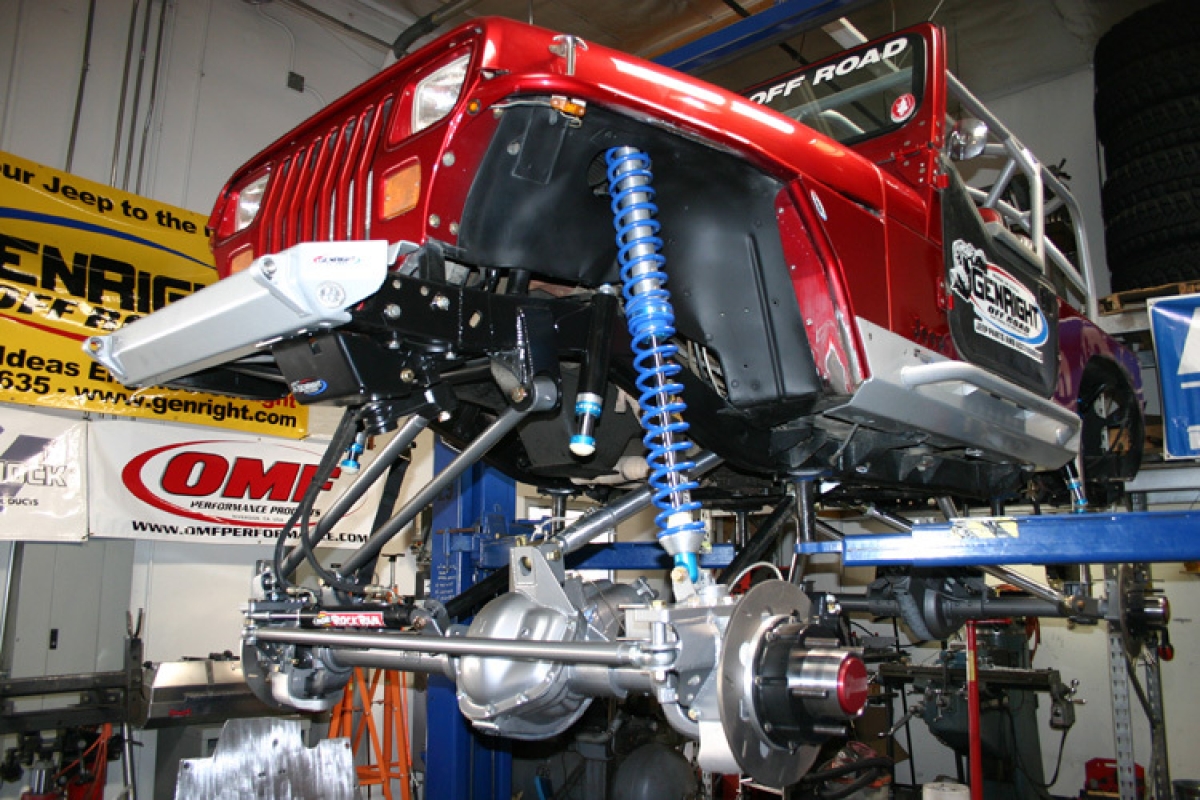 Universal Front Coilover Mount Kit Removable Center Support Genright