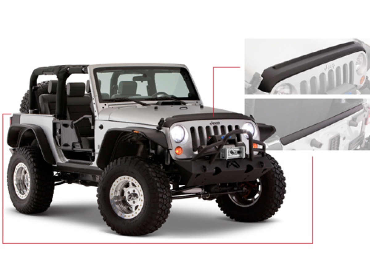 Trail Abdeckung Cab Cover grau Jeep Wrangler JK JL 4-Türer 07