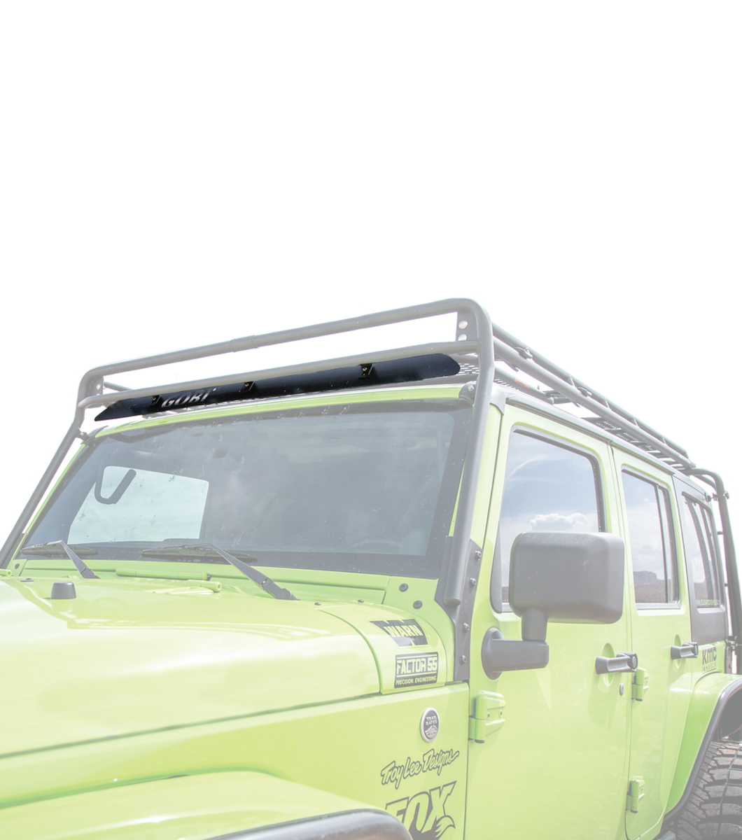 Windschutz für Gobi Dachträger Jeep Wrangler JK 0718 2Türer WIND DEFLECTOR