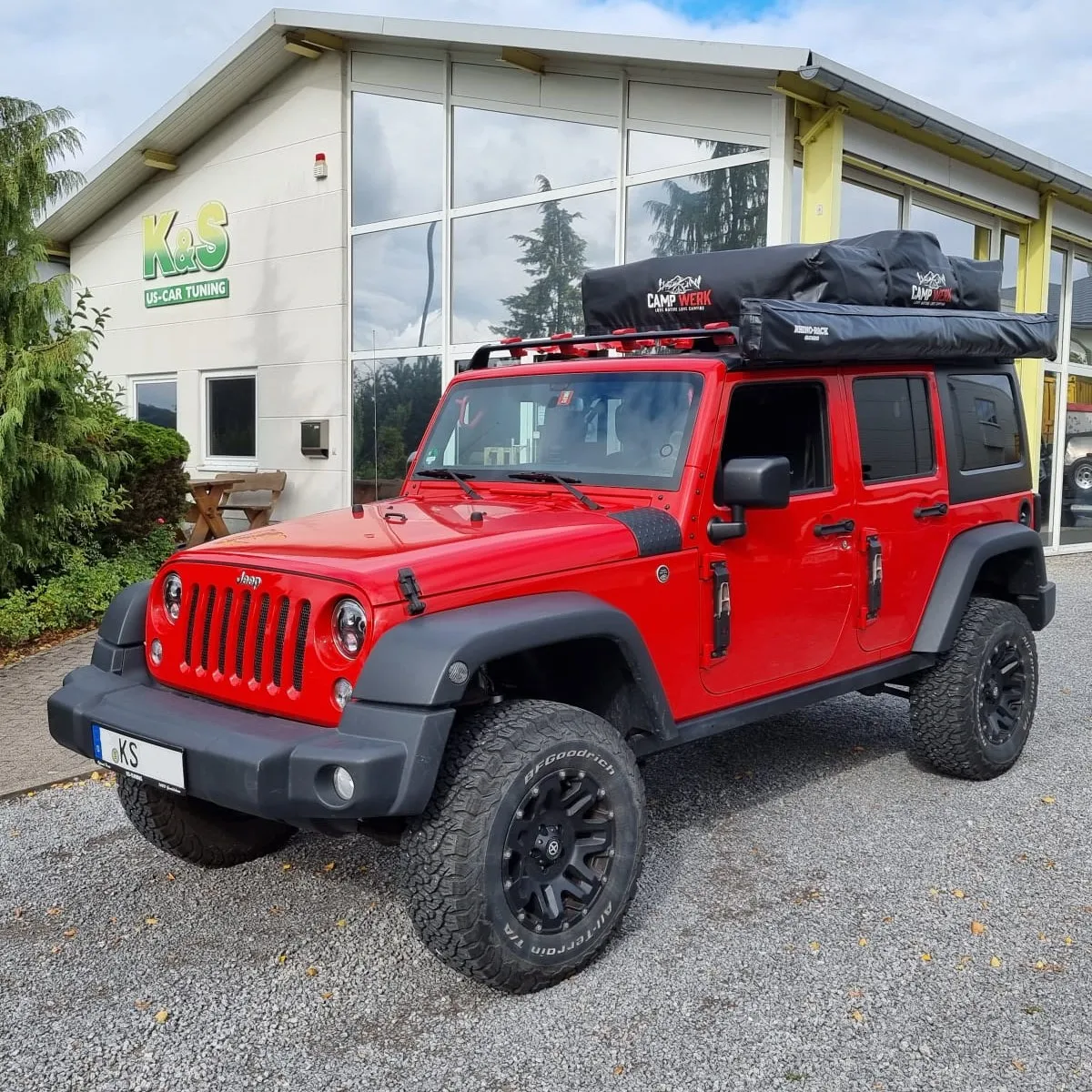 Fahrwerk Jeep Wrangler JK + 3,5'' +90mm JKS Suspension System 4 Türer ab  2007