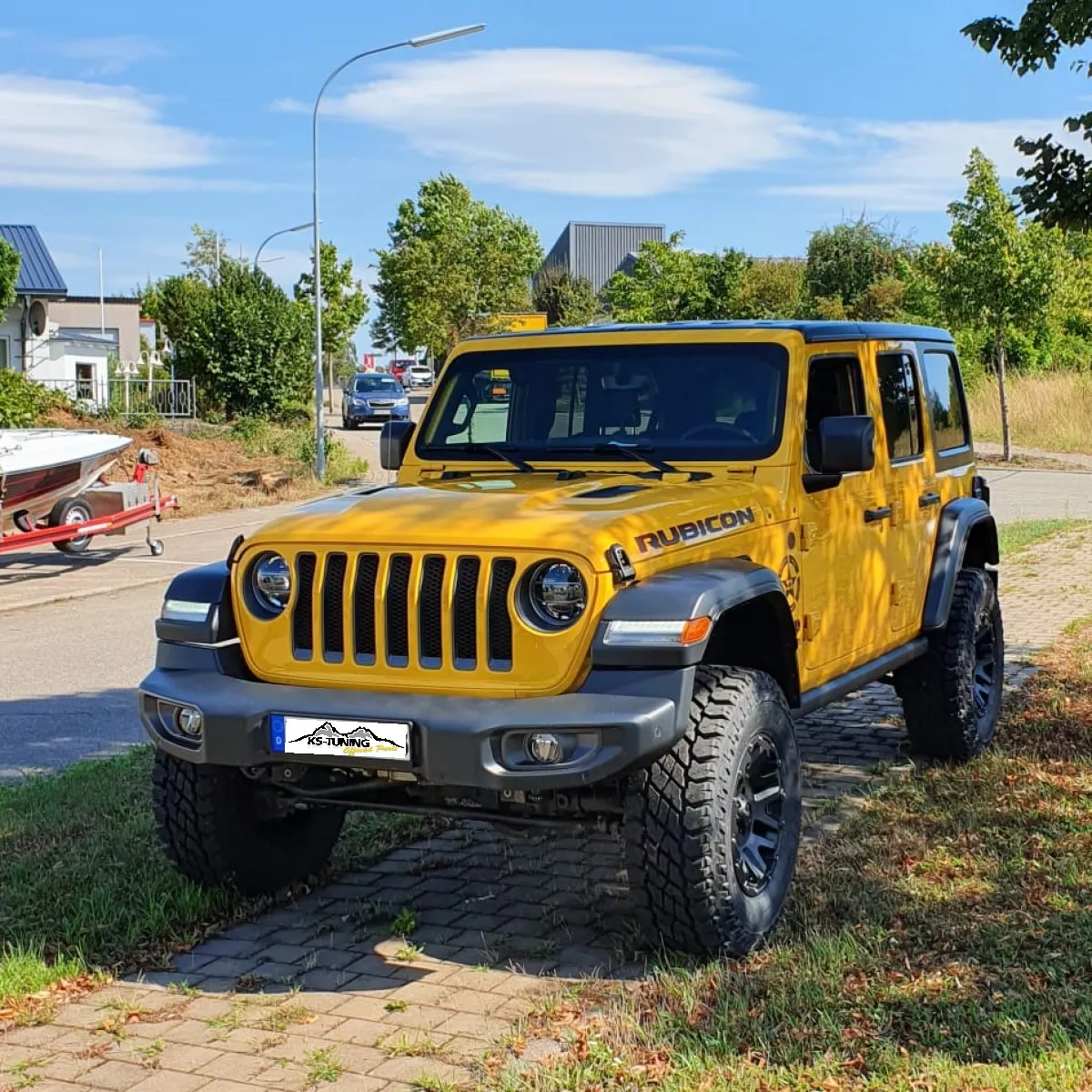 Fahrwerk Jeep Wrangler JL 4-Türer +3,5'' +90mm JKS Suspension System Fox  Dämpfer