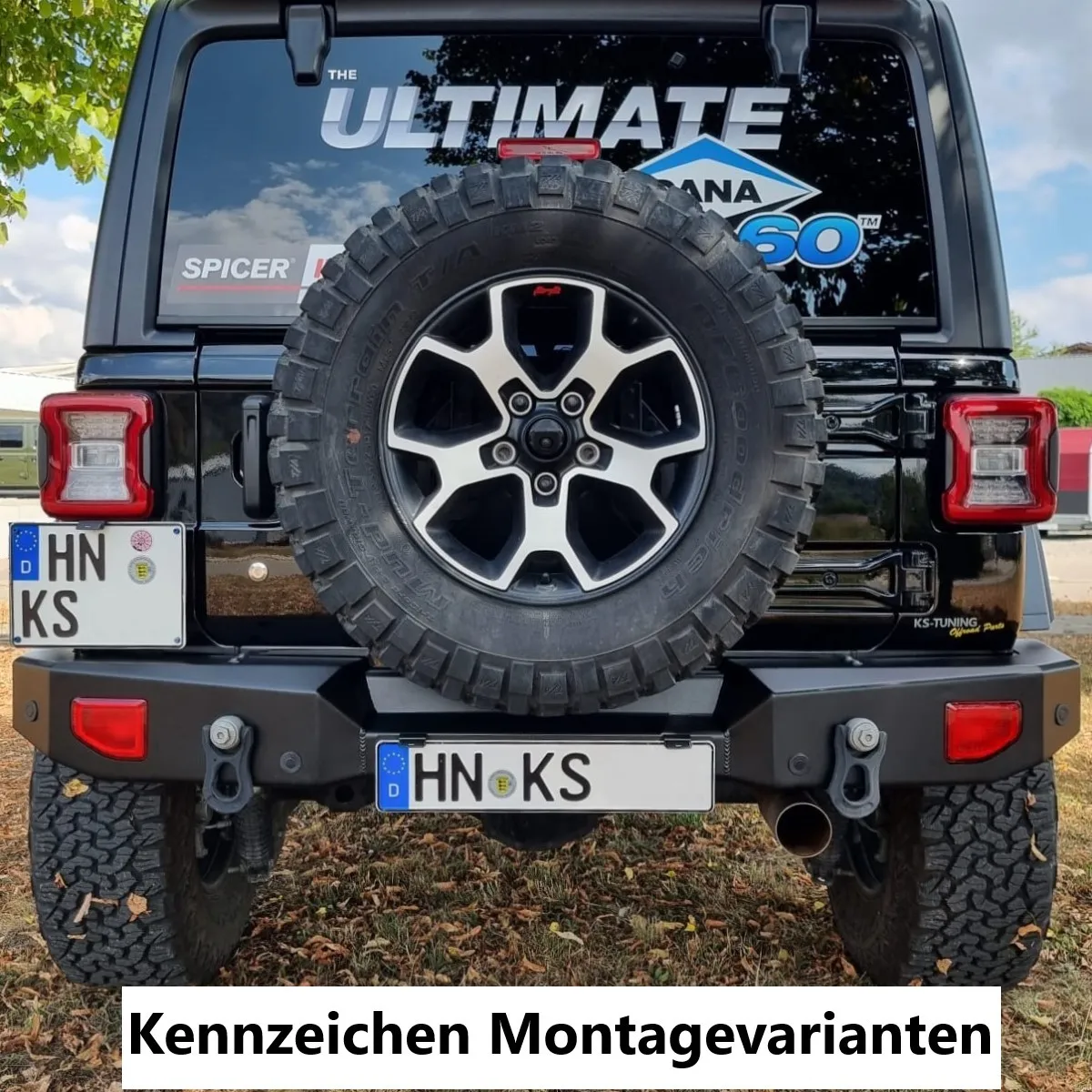 NSR Jeep Wrangler JL Stossstange hinten mit TÜV