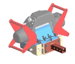 Adapter auf Multimount 1-244491 für Seilspulung 1-24441