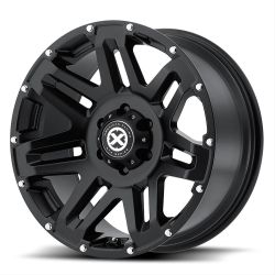 Alu Felge AX 9 x 17 ET +18 schwarz ATX Series Wheel Jeep Wrangler JK / JL ab BJ 07 AX200 KMC IRON BLACK