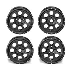 Alu Felge Alloy Alcoa 8,5x17 ET+12 schwarz SET 4 Stück Jeep Wrangler JK 07-18 TÜV Serie 1426