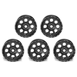 Alu Felge Alloy Alcoa 8,5x17 ET+32 schwarz SET 5 Stück Jeep Wrangler JL 18- TÜV Serie 1426