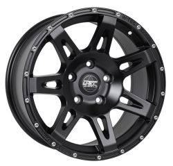 Alufelge 4 Stück W-Tec Extreme "Black Edition" mit Nieten 8,5x17 ET+30 Jeep Gladiator JT 2019- 7717x4