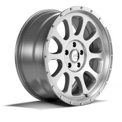 Alu Felge silber 8,5x20 ET +12 mit TÜV-Gutachten Jeep Wrangler JK 07-17