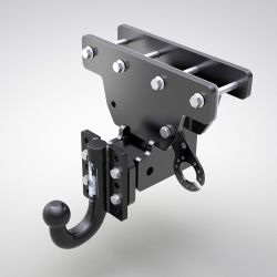 Anhängerkupplung Jeep Wrangler JK 07-18 höhenverstellbar -90mm Kugelkopf Trailer hitch height-adjustable -90mm