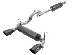 Auspuffanlage Edelstahl 2,5" Jeep Wrangler JL 18- aFe Power 49-38066-B Rebel Series 2.5" 304 Stainless Steel Cat Back