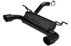 Auspuffanlage Edelstahl Schwarz Jeep Wrangler JL 18- 3.6L Magnaflow 19388 MF Series Stainless Dual Exit Axle-Back