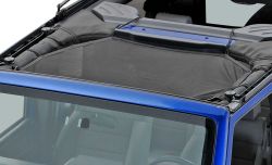 Bikini Top Eclipse Sun Shade, Black Jeep Wrangler JK 07-16 2+4 Türer Rugged Ridge 13579.04