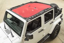 Bikini Top Eclipse Sun Shade rot Jeep Wrangler JK 07-18 4-Türer Rugged Ridge 13579.25 Eclipse Sun Shade, Red, 4-Dr, 07-18 Wrangl