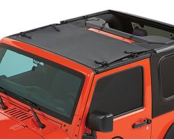 Bikinitop Targa Style Black Diamond Jeep Wrangler JK 07-18 4-Türer Bestop 52400-35