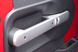 Blende für Türgriff innen Silber Jeep Wrangler JK 07-10 Rugged Ridge 11151.16 FRT Door Handle Trim