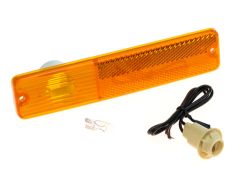 Blinker seitlich gelb inkl. Birne + Blinkerfassung Jeep CJ 76-86 Lens Marker incl. bulb + cable