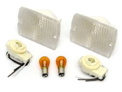 Blinkerset im Grill weiss Jeep Wrangler YJ 87-95 Lamp Kit Grill white