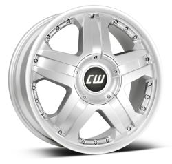 CW-Alufelge CWB 8x18 ET+45 5x120, VW Amarok, silber