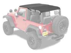 Bikinitop Cable-style Safari Black Diamond Jeep Wrangler JK 10-15 2-Türer