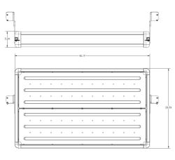 Cargo Rack Utility hinten schwar...