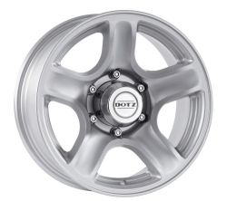 DOTZ-Alufelge Hamada 8,5x18 silber, 6x139.7 ET 35