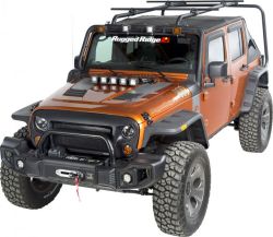 Dachträger Kit Sherpa Roof Rack Jeep Wrangler JK 07- 4-Türer Rugged Ridge 11703.22