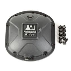 Differential Deckel Alu schwarz verstärkt DANA 30 Rugged Ridge 16595.13 Boulder Aluminum Differential Cover, Dana 30, Blk