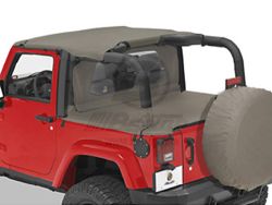 Duster Laderaumabdeckung Jeep Wrangler JK 07- 2-Türer Khaki Diamond