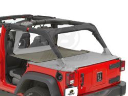 Duster Laderaumabdeckung Jeep Wrangler JK 07- 4-Türer Khaki Diamond, Bestop  90034-36