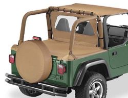 Duster Laderaumabdeckung (für original Softtopgestänge) Jeep Wrangler TJ 96-02 Spice