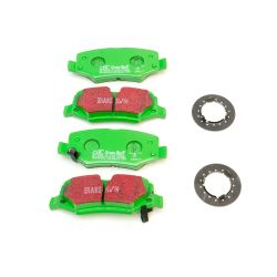 EBC Greenstuff Bremsklötzeset mit E-11 Prüfzeichen Hinterachse EBC Brakes Jeep Wrangler JK 07-18