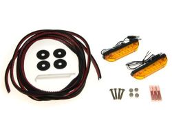 Ersatz Blinker + Dichtung Bushwacker Jeep Wrangler TJ 96-06 JK 07-16 YJ 87-95 Replacement Lamp + Gasket Bushwacker