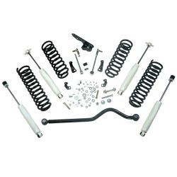 Fahrwerk mit Stoßdämpfer 4.0" Jeep Wrangler JK 07-18 4-Türer ohne TÜV Alloy 61404 4" Lift Kit w/Shocks; 07-18 Wrangler JKU, 4Dr