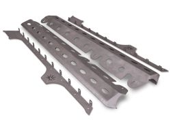 Flankenschutz Jeep Wrangler JK 07-18 - 4-Türer Rocker Aluminium PS1808200-ALUM Posion Spyder