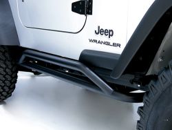 Flankenschutz Jeep Wrangler YJ 87-95 2-türer schwarz verstärkt